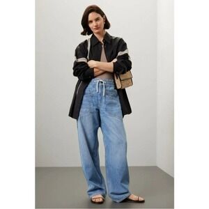 ba&sh Women's Blue Straight Leg Jeans